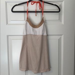 Free People Striped Halter Top